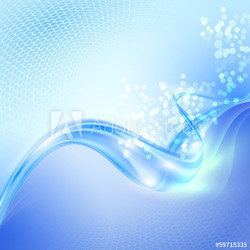 Abstract Blue winter Background