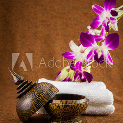 still life spa setting