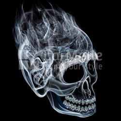 Smoke skull