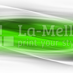 Abstract green fractal wave