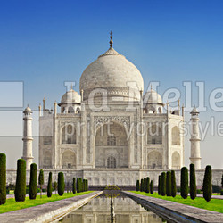 Taj Mahal in sunrise light