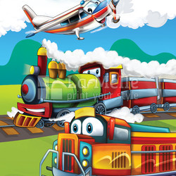 The locomotive and the flying machine