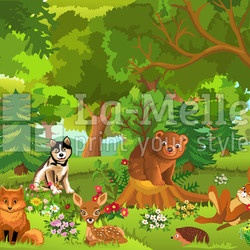 cute animals living in the forest