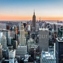 New York Skyline at sunset