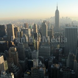 downtown manhattan cityscape