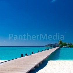 bridge on the beach
