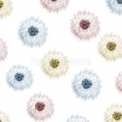 colorful dandelions