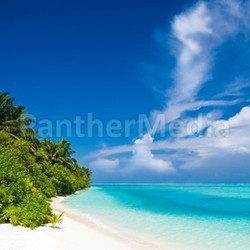 deserted tropical beach
