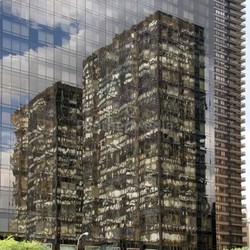 aussenfassade skyscrapers pane america porthole york glassy