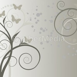 butterfly  and swirl illustration