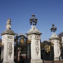 palace barrier archgway goal fence gantry guard