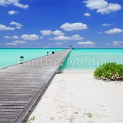 Jetty in the Maldives