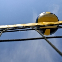 beachvolleyball und netz