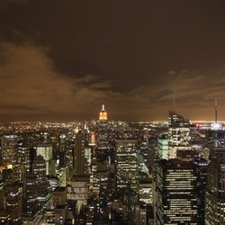 new york city by night