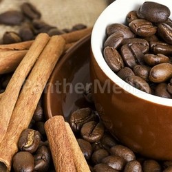 coffee cup and coffee beans