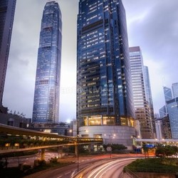 Modern city night