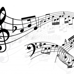 music notes background 