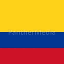 The national flag of Colombia