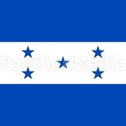 The national flag of Honduras