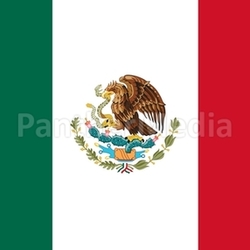 The national flag of Mexico