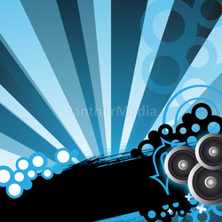 blue party design concept