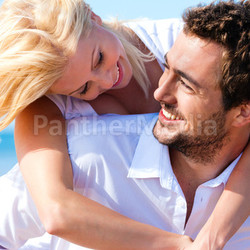 couple,sand and beach in summer