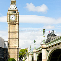 Big Ben and Westminster Bridge, London, Great Britain
