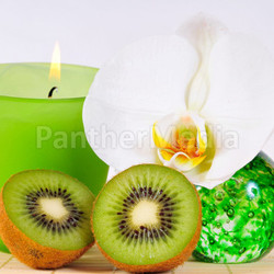 wellness candle green spa cosmetics