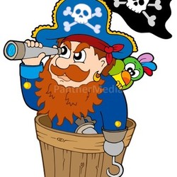 Pirate at dog watch