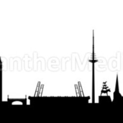 bremen silhouette abstract