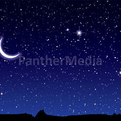 Space landscape moon
