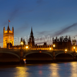 Houses of Parliament at twilight