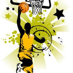 basketball player in yellow 