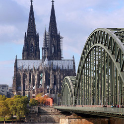 cologne cathedral and hohenzollern bridge