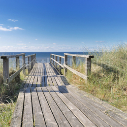 the way to the beach