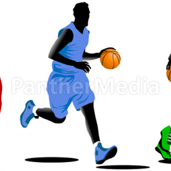 three colors of basketball