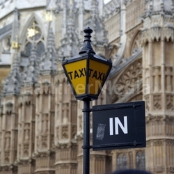 cab at the palace of westminster