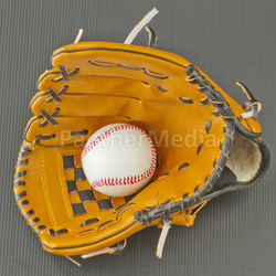 Baseball and glove