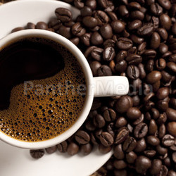 Fresh roasted coffee.