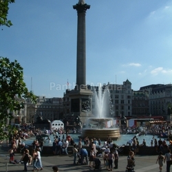 Trafalgar Square in London