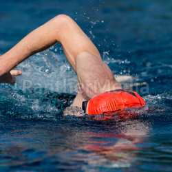 swimmer in competition