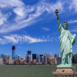 New York City - Manhattan and the Statue of Liberty