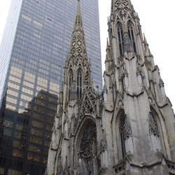 neo-gothic cathedral st.patick's new york manhattan