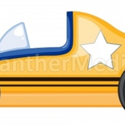 yellow car